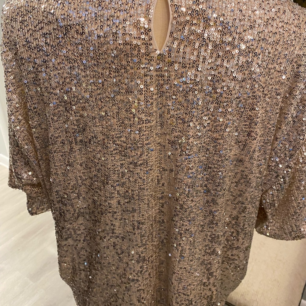 H&M Gold Sequin Top - Picture 4 of 4
